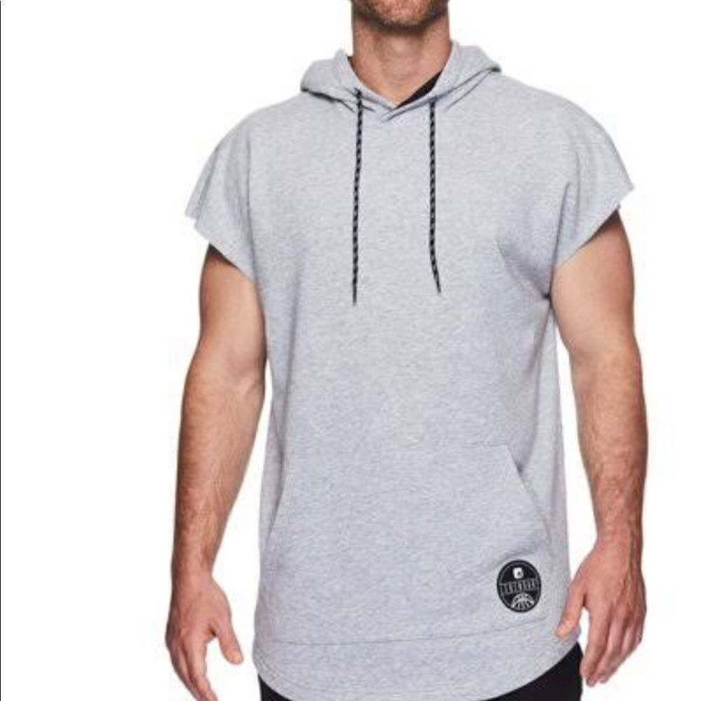 AND1 Men’s French Terry Gray Hoodie Size S